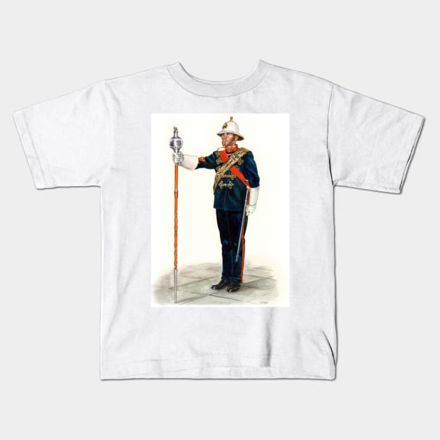 Royal Marines Drum Major Kids T-Shirt by WonderWebb